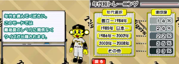 阪神タイガースDS 年代別トレーニング
