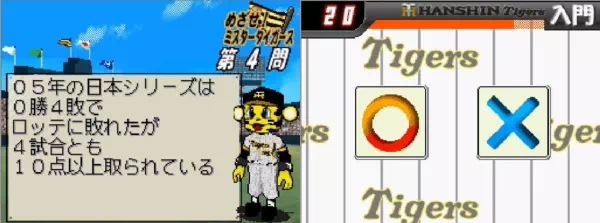阪神タイガースDSの○×クイズ