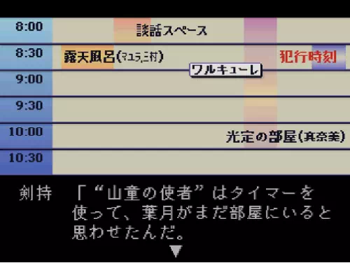 アリバイ整理と「ワルキューレが鳴った時間」