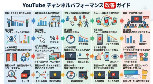 診断表：ゲーム実況が伸びない原因を自分で切り分ける